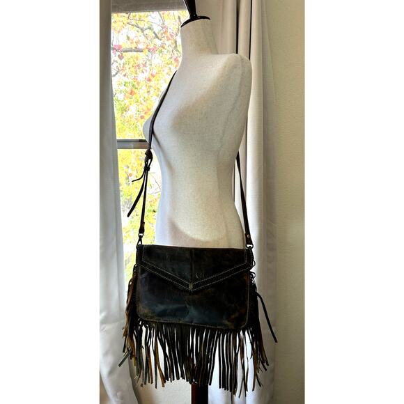 Myra Cowgirl Lover Fringe Western Bag Leather Crossbody Boho Festival Rodeo - Picture 8 of 14